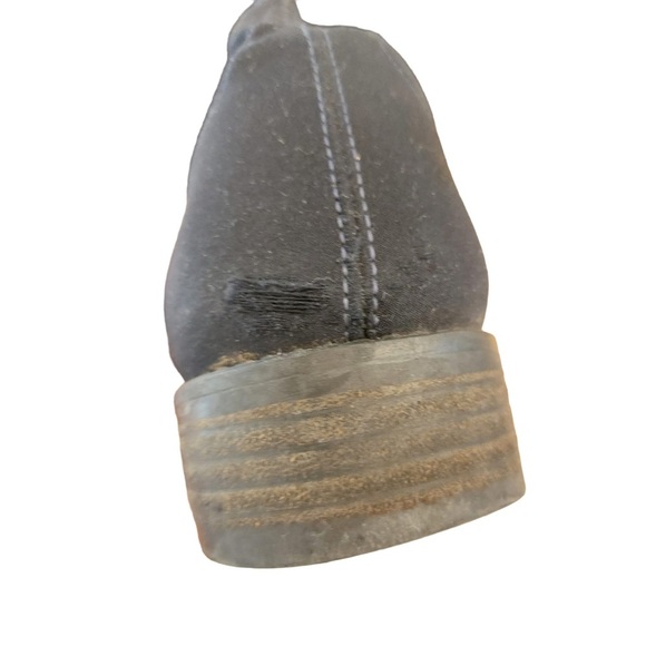 𝅺Stuart Weitzman Suede Riding Boots Navy/Black - Picture 5 of 7